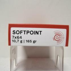 Munition Geco SoftPoint 7x64 x5 boite