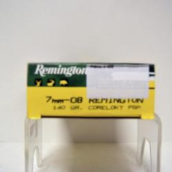Munition Remington 7 mm-08 Rem x1 boite