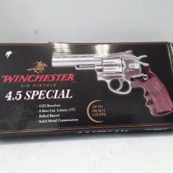 8308 REVOLVER À PLOMBS WINCHESTER CAL4,5  CO2 NEUF