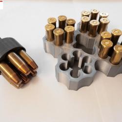 Pack Bloc chargement (4) + Speed Loader Revolver 6 coups 38SP/357 Mag **S**