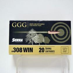 Munition GGG Sierra 308 Win x1 boite