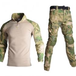 Uniforme Tactique Militaire Camouflage Chemises Pantalons Chasse Coudières Genouillères Vêtements