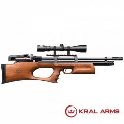 Carabine en bois PCP KRAL Breaker 6,35 mm 19,9 joules + VIDÉO HAUTE PUISSANCE