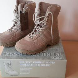 Chaussures Bottes combat MIL-TEC G2 Tan neuf
