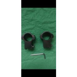 Paire de collier de montage rail de 11mm, corps de 25,4mm