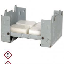 Réchaud pliable NATO avec combustible 10 x 8 x 6 cm
