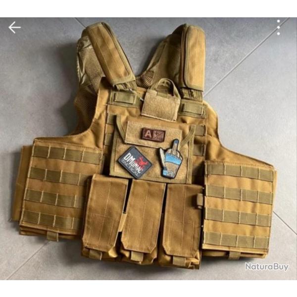 Gilet de combat tan