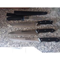 4 couteaux de cuisine a 1 euro sans réserve