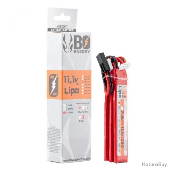 Batterie BO Manufacture 3 Sticks Lipo 3S - 11.1V - 1000 mAh