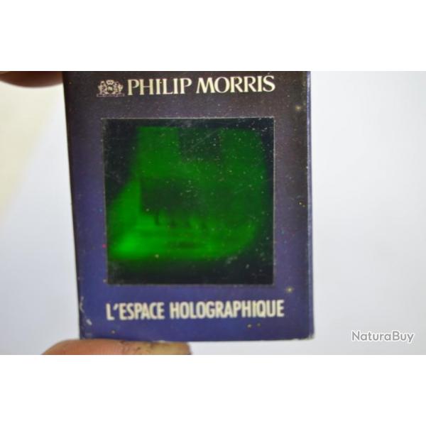 Allumettes collector Philip Morris l'espace holographique