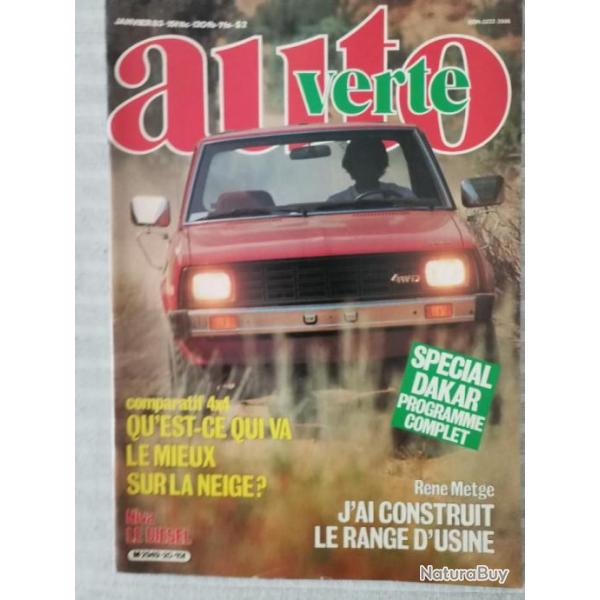 Auto Verte janvier 1983