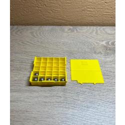 Lot de 4 boites jaune + 1 offerte pour 25 balles ronde ou ogivale calibre 31 poudre noire