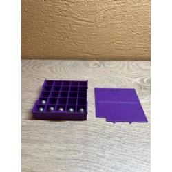 Lot de 4 boites violette + 1 offerte pour 25 balles ronde ou ogivale calibre 44 poudre noire