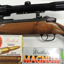 carabine SAUER WEATHERBY MARK5  model EUROPA calibre 300 weatherby  magnum  avec lunette ZEISS