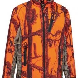 Veste softshell orange GhostCamo B&B PERCUSSION-L