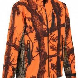 Veste softshell orange GhostCamo B&B PERCUSSION-L