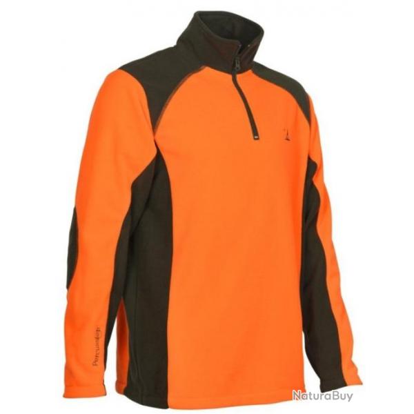 Pull polaire orange PERCUSSION