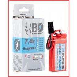 1 STICK BATTERIE GRAPHENE 2S 7.4V 1300MAH 70C LIPO ...