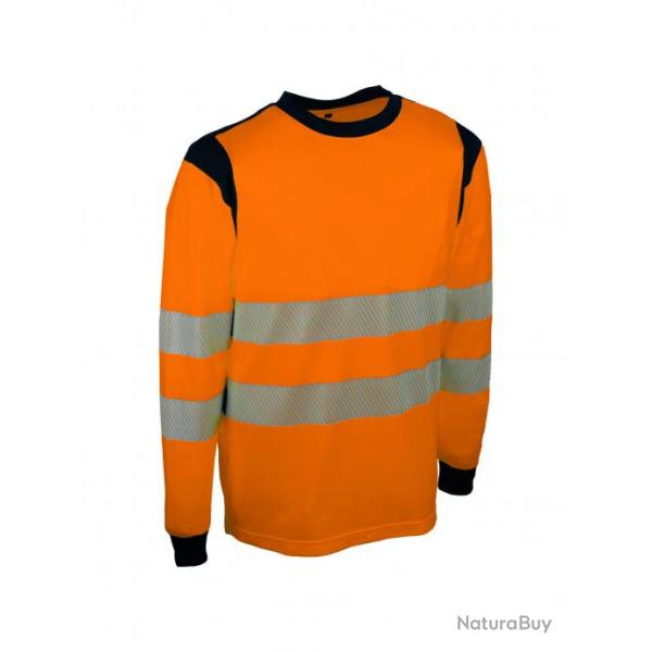 T shirt haute visibilit  manches longues Singer Safety SUVA SUVO Orange