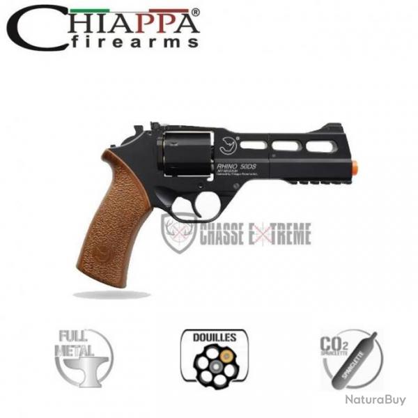 Revolver CHIAPPA Rhino 50ds Black Mat Co2 0,95j Cal 6 mm