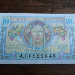 10 francs Trésor français type 1947 / REF A 06922645