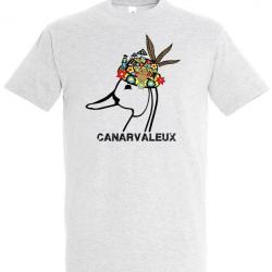 Tee-shirt gris CANARVALEUX-S