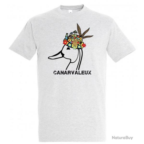 Tee-shirt gris CANARVALEUX-S