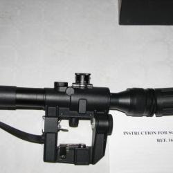 Lunette reproduction PSO-1  4 X 24 style dragunov