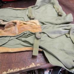 gant combat US army  ww2  seconde deuxième guerre mondiale renfort cuir