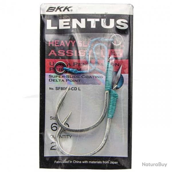 BKK SF Lentus Assist Hooks 6/0 L