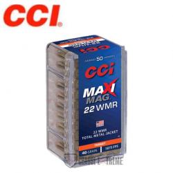 50 Munitions CCI MAXI MAG Cal 22 Win Mag 40Gr TMJ