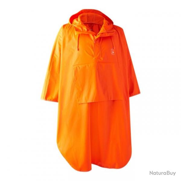 Poncho avec capuche impermable DeerHunter Hurricane - Orange / 2XL/3XL/4X