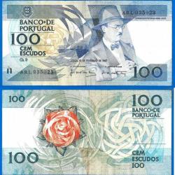 Portugal 100 Escudos 1978 Billet Escudo Pessoa Europe
