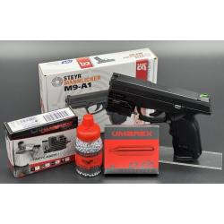 Pack prêt à tirer complet avec laser Steyr M9-A1 (3,3joules) (Arme+Laser+billes+CO2)