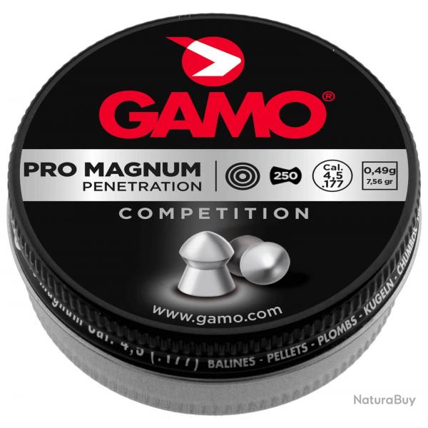 250 PLOMBS PRO MAGNUM PENETRATION CALIBRE 4.5mm