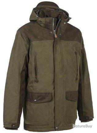 Veste de chasse homme Rambouillet Kaki PERCUSSION-4XL Vestes et