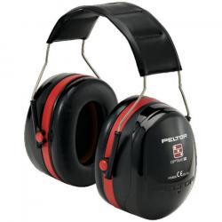 Casque Anti-bruit Passif Peltor Optime III Rouge et Noir