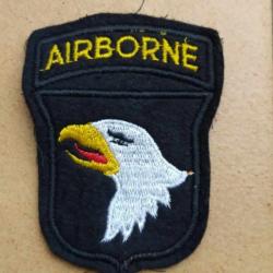 INSIGNE PATCH A COUDRE 101eme AIRBORNE PARACHUSTISE D-DAY