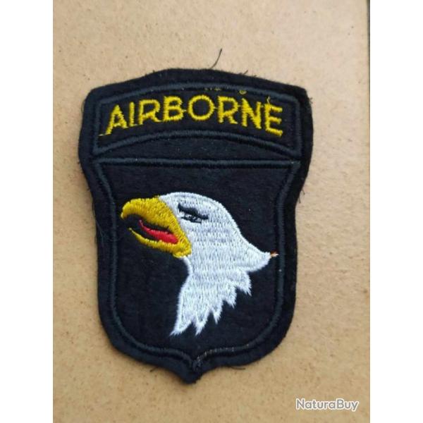 INSIGNE PATCH A COUDRE 101eme AIRBORNE PARACHUSTISE D-DAY