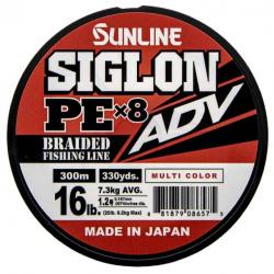 Sunline Siglon ADV PE X8 16lb Multicolore