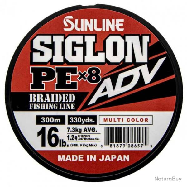 Sunline Siglon ADV PE X8 16lb Multicolore