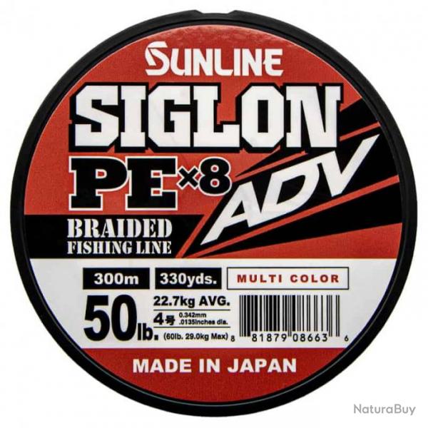 Sunline Siglon ADV PE X8 50lb Multicolore