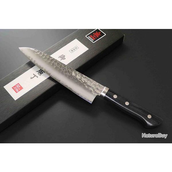 Couteau de Cuisine Kanetsune Kengata Kitchen Lame Acier VG1/SUS-410 Manche Bois Made Japan KC945