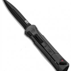 Couteau Automatique OTF Smith&Wesson M&P Lame Acier AUS-8 Manche Aluminium Black SW1084314