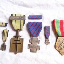 079) lot intéressant de décorations et  médailles compagnon libération