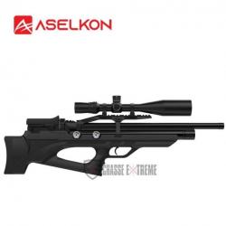 Carabine ASELKON PCP MX10 Régulateur Jet Black cal. 5.5 19j