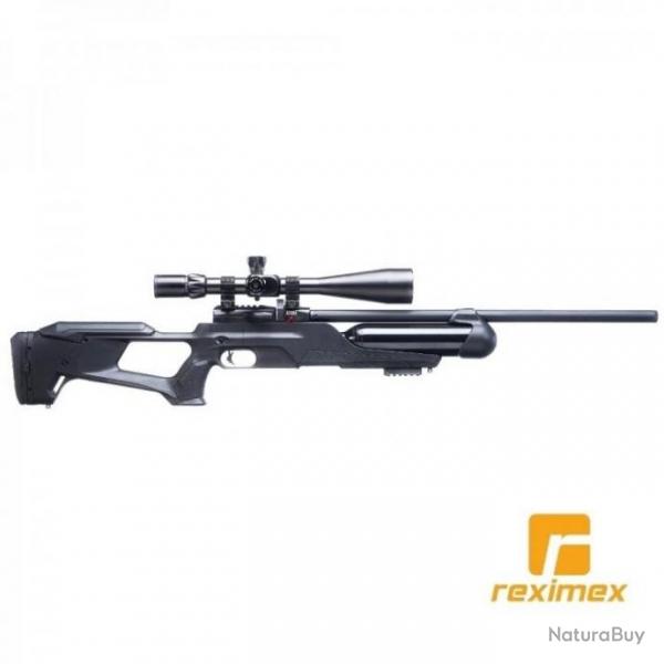 Carabine Reximex Accura PCP calibre 4,5 mm. noire synthtique, 19,9 Joules.