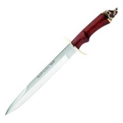 Couteau de chasse Muela Alcaraz avec tête de sanglier 26cm
