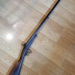 Fusil de chasse juxtaposé à broches type Lefaucheux cal16, à restaurer.