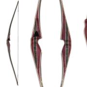 Arc Recourbé Traditionnel SHARROW – 55 Pouces – 20-50 Lbs – Bois – Chasse & Cible